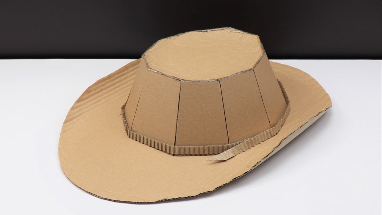 Cardboard Cowboy Hat Template