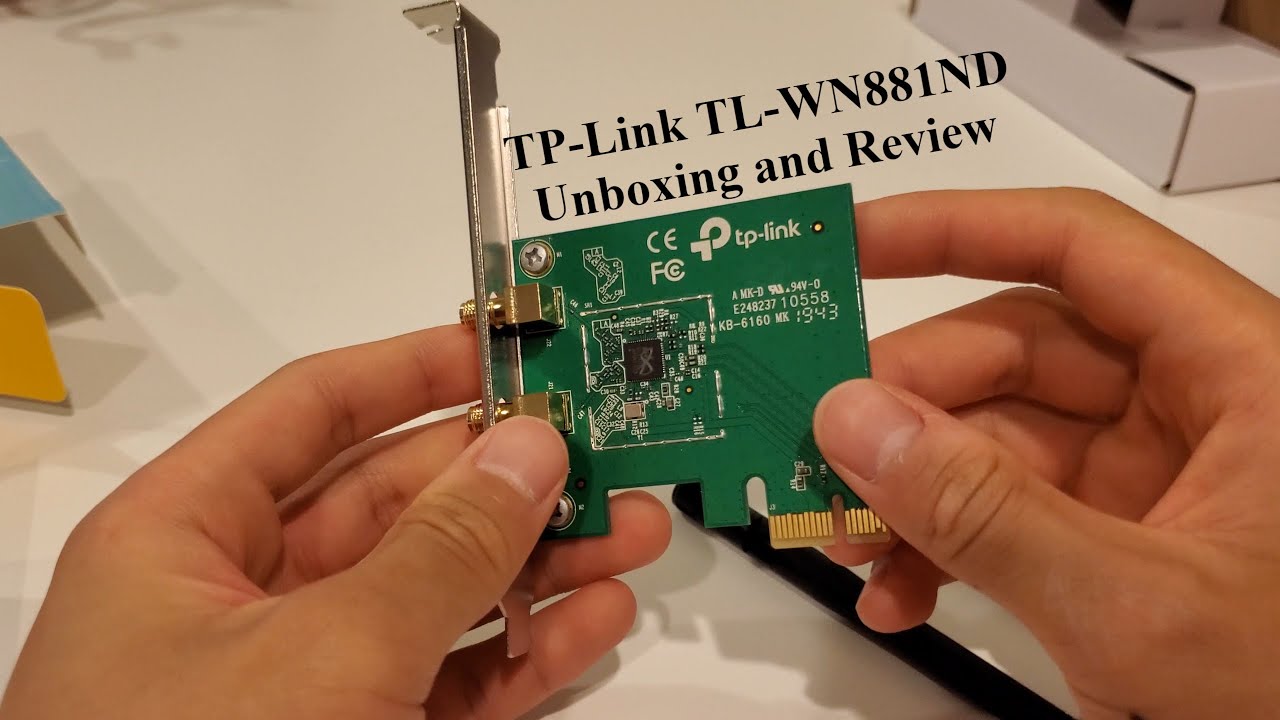 TL-WN881ND - Carte PCI-E WiFi 300Mb/s