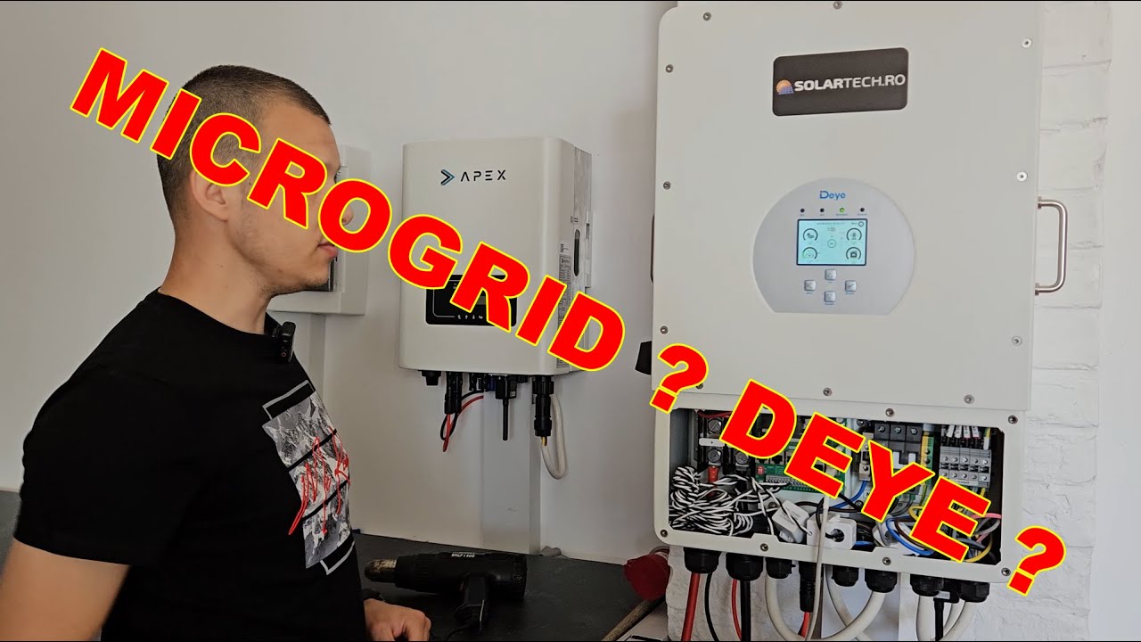 Cum functioneaza DEYE Hibrid in Microgrid/AC Coupling cu invertor Ongrid ?