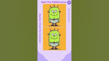 Spot The Difference | 【Find the Difference #10】 | Puzzle 4