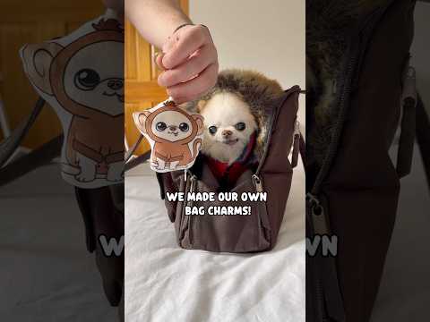Our CUTE dog bag charms are available to shop 🥰 ( link in profile page )