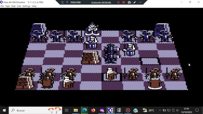 Commodore 64 Emulator - Computer Chess Game Collection