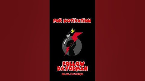 Think You Can #dayodman #motivation #eeyayyahh #motivationalspeaker #positivity