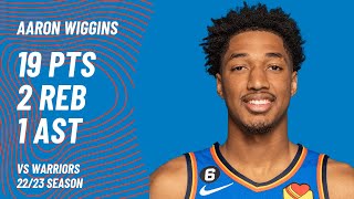 Aaron Wiggins vs Golden State Warriors | Feb 6, 2023
