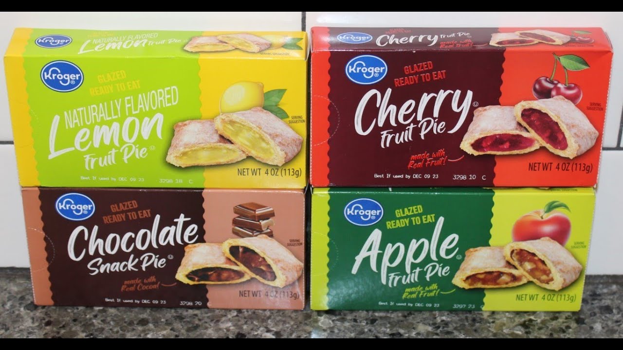 Kroger Pies: Lemon, Cherry, Chocolate & Apple Review