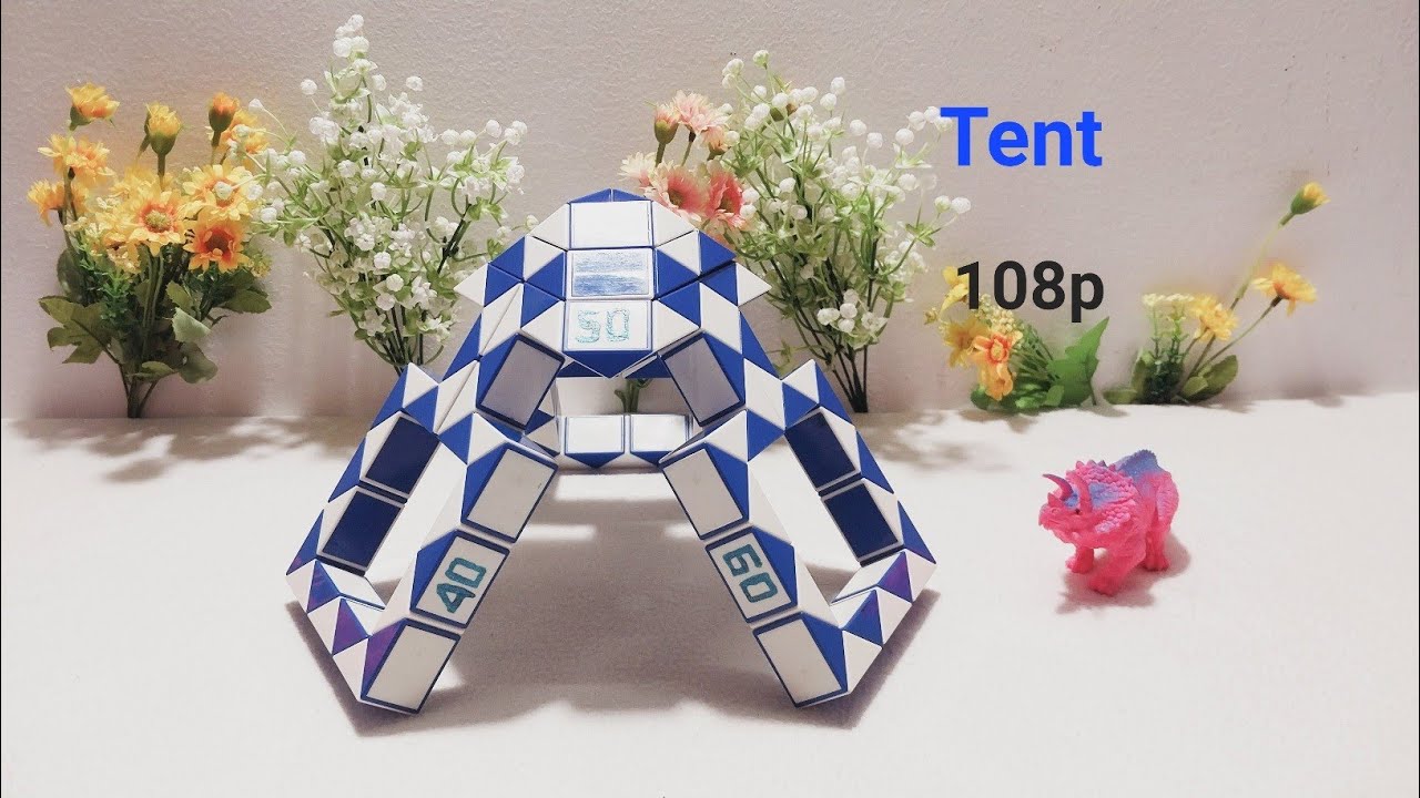 Rubik's Snake or Snake Cube 108 Pieces - Tent
