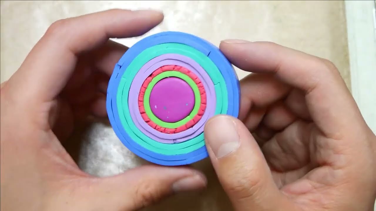 DIY coasters with polymer clay _ 컵받침 만들기 폴리머클레이 YouTube