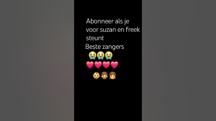 suzan en freek veel sterkte met wat nu allemaal gaande is jullie zijn de beste zangers van Nederland