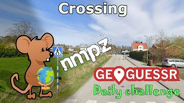 Geoguessr Daily Challenge - NMPZ - This Pedestrian Crossing Sign Is A Good Way To Get The Country
