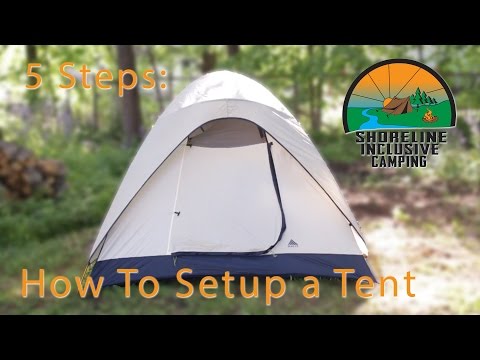 Wie ein Zelt aufgebaut: 5 einfache Schritte - Ein Camping Blog-Serie