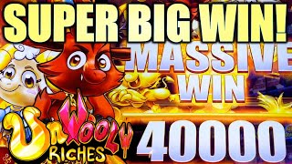NEW!! THIS GAME IS ON FIRE!! 🔥5X MULTIPLIER! UNWOOLY RICHES Slot Machine (KONAMI GAMING)