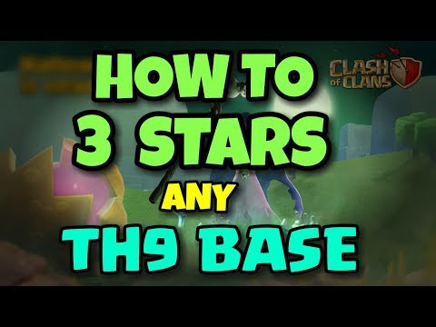 How To 3 STARS Any TH9 WAR BASE | BEST WAR ATTACK REPLAYS | Clash Of Clans