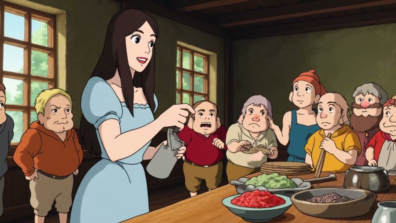 قصة بياض الثلج والأقزام السبعة