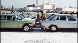 1976 MercedesBenz w123  the new standard of the 200 D  280 E Sternfahrt'76