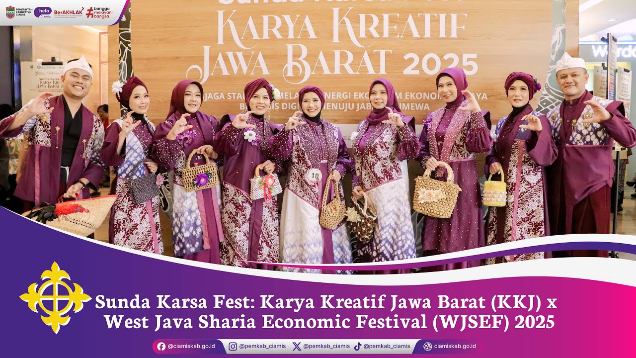 Ciamis Sabet Juara 3 Fashion Show Produk Lokal dalam Sunda Karsa Fest Jabar 2025