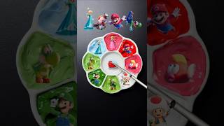 Mixing Mario Characters Into Real Paint! 🎨🔥😱 #shorts #viral #amazing #india