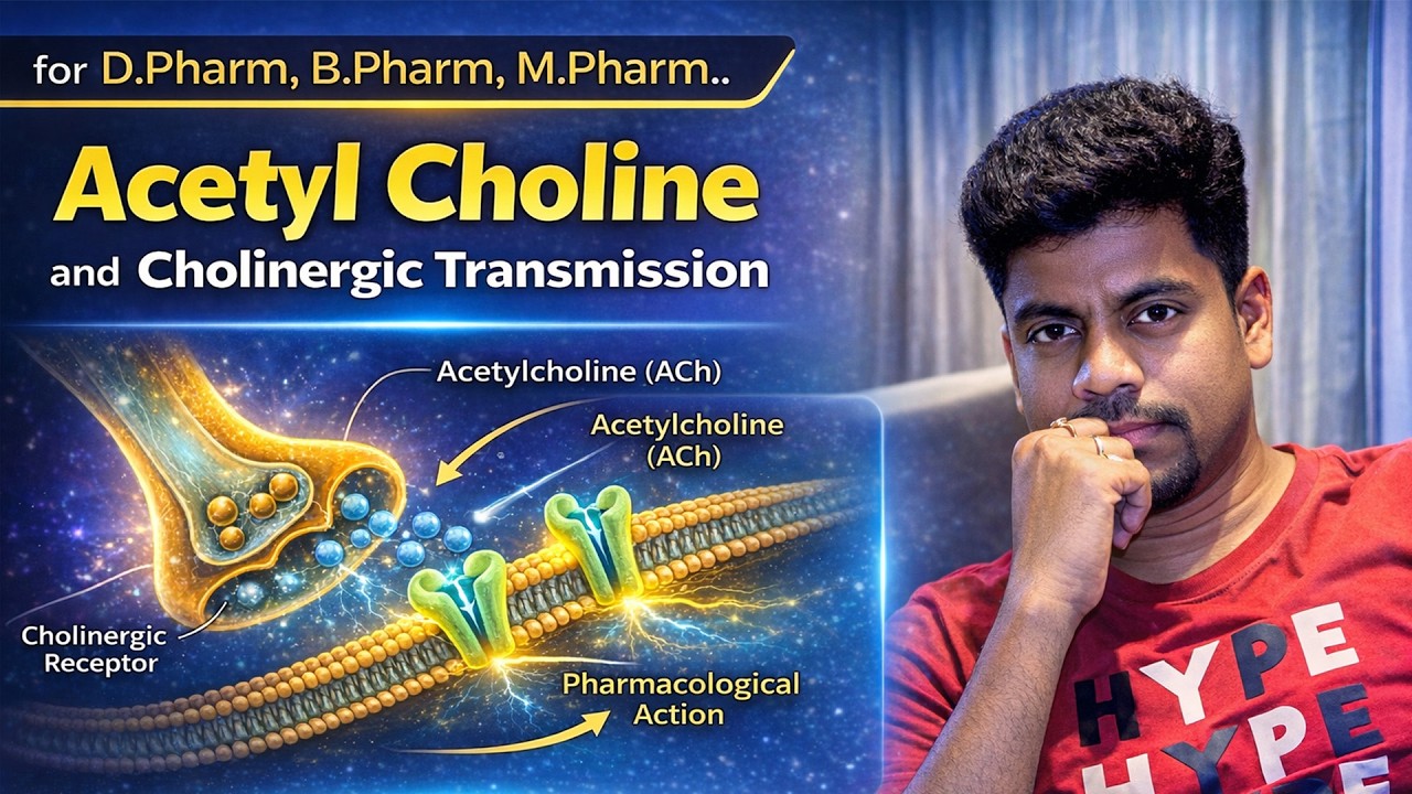 Acetylcholine (ACh) & Cholinergic Transmission | Pharmacology in Simple Language