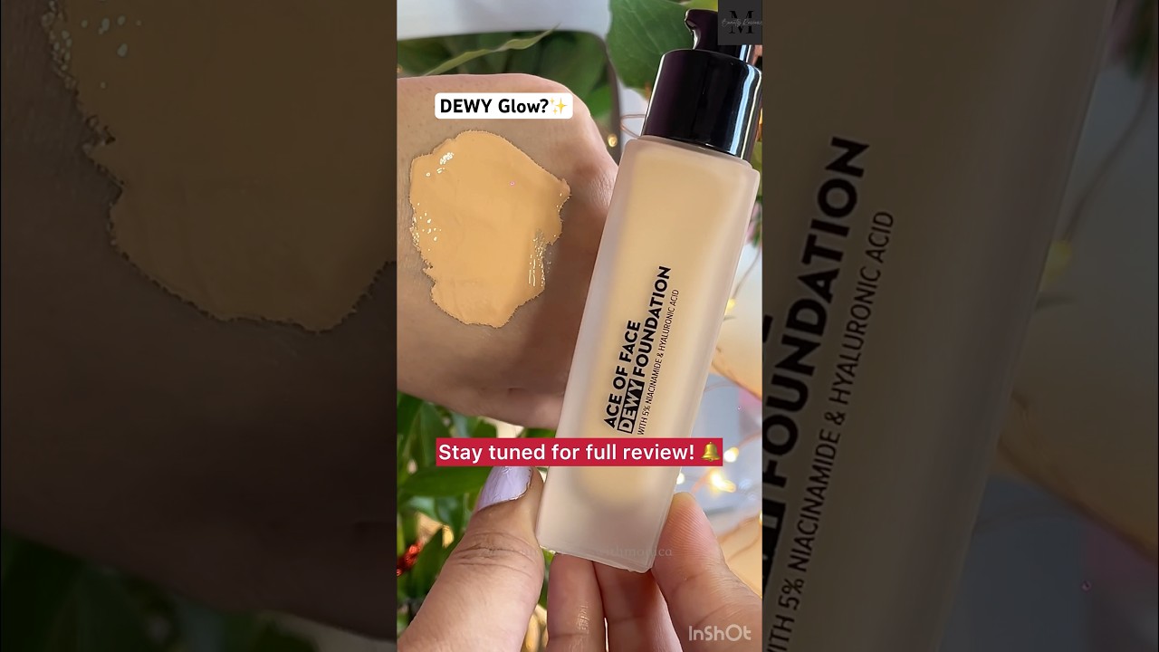 Dewy Glow? Sugar Ace of Face Dewy Foundation Swatch