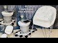 Dollar Tree / Walmart DIY Makeover Office Chair & Ottoman No! Drilling Glam Decor #WithMe 2020