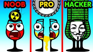 NOOB vs PRO vs HACKER SPILL IT screenshot 1