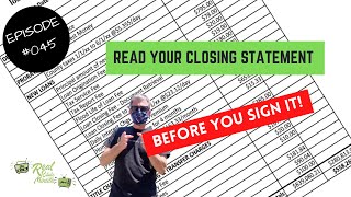 Read Your Closing Statement! - Episode 045