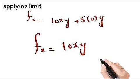 partial derivatives ,,, limit approach question 2