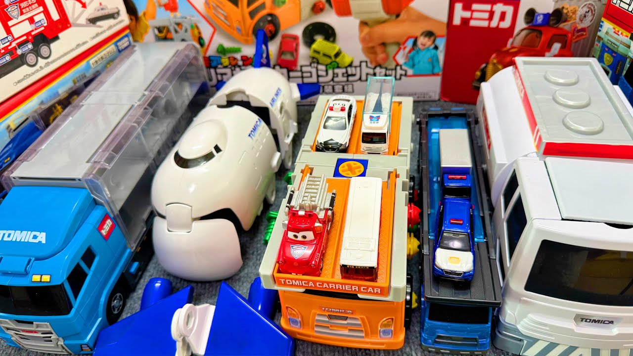 変形・収納カー 大集合！夢のコレクションTomica Transforming & Storage Car Grand Collection ASMR Satisfying with Unboxing