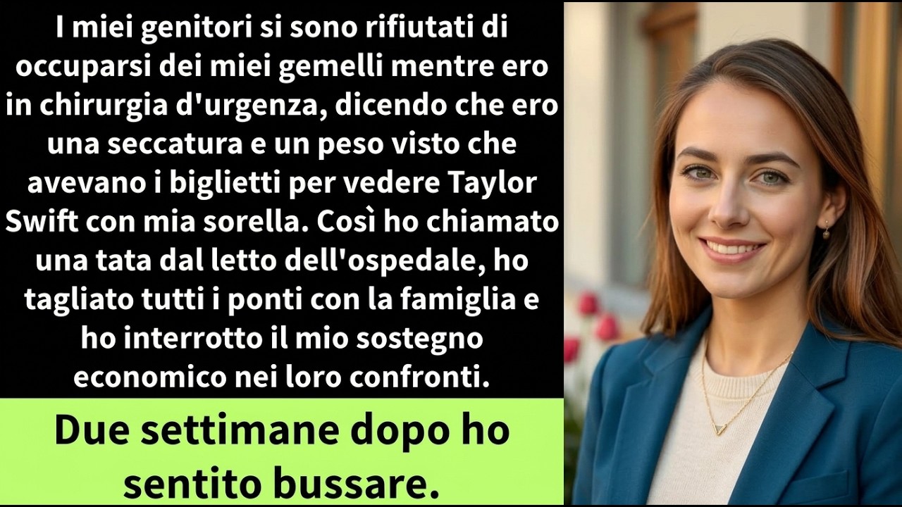Mi ero appena svegliata su un letto d'ospedale dopo un intervento d'urgenza per un'emorragia interna, quando ho aperto la chat di famiglia e ho letto le parole di mia madre: «Sei sempre stata una...