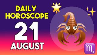 Scorpio horoscope today - August 21 2026