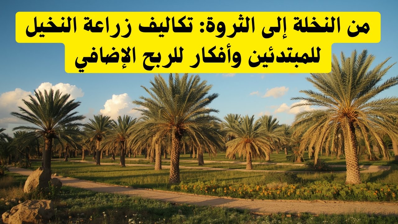 مشروع العمر: أرباح زراعة النخيل بالأرقام (دليل الاستثمار في الأصول المتنامية)