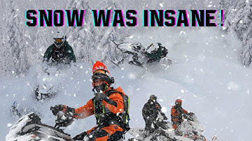 A CRAZY DAY RIDING WITH THE BOYZ | Polaris Boost in DEEP Snow