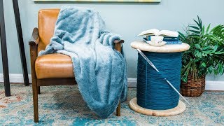 DIY Spool Side Table - Home & Family