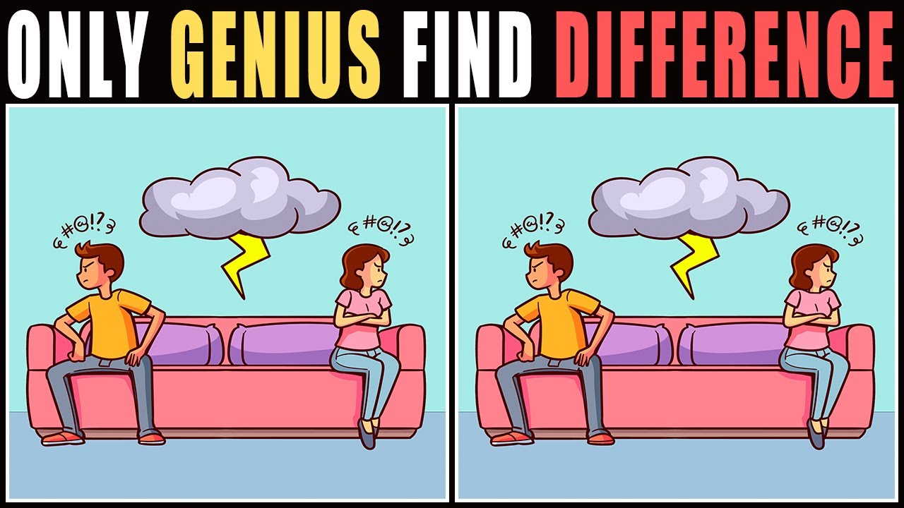Spot The Difference : Only Genius Can Find - YouTube