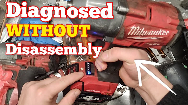 How to diagnose QUICKLY and EASY M18 Milwaukee Impact Gun without Disassembly.