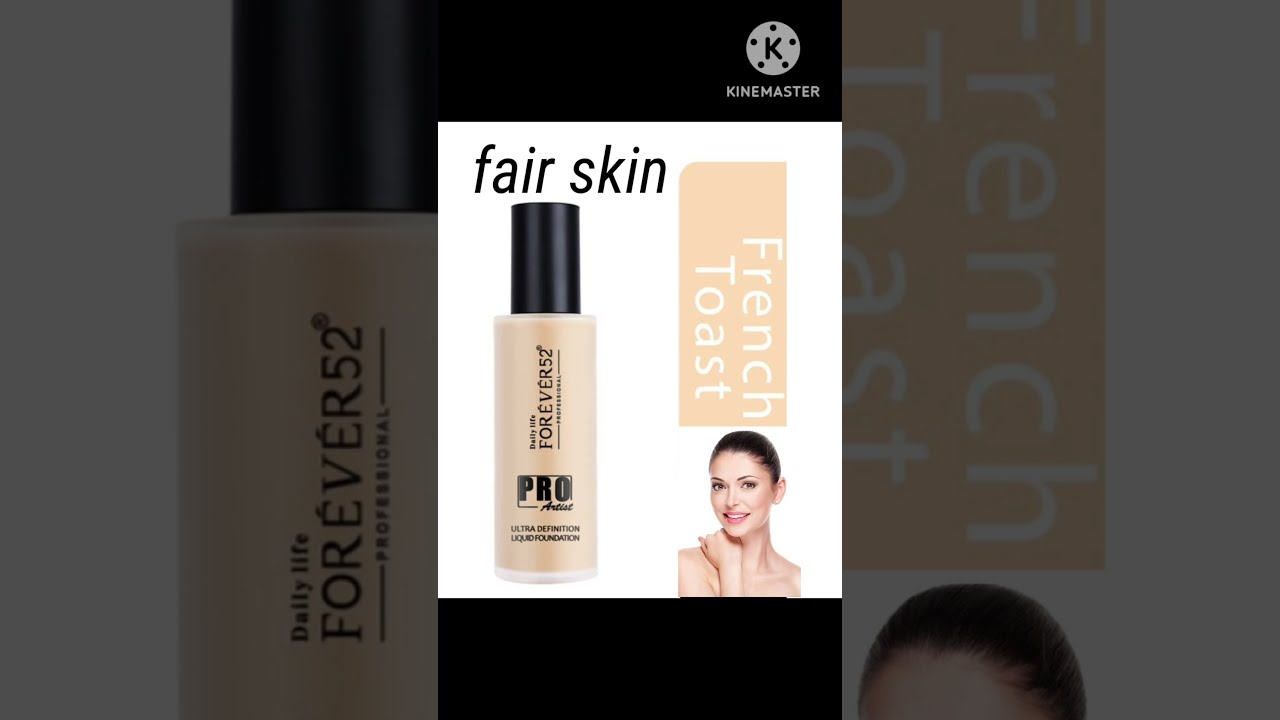 3 Shades Of Forever52 Pro Artist Foundation For Professional Vanity Shorts Review