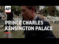 UK: PRINCE CHARLES &amp; HIS SONS TALK TO CROWDS AT KENSINGTON PALACE (2)