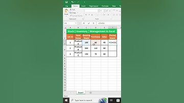 Stock Inventory Management in Excel 📦📊 | Track Your Stock Like a Pro!