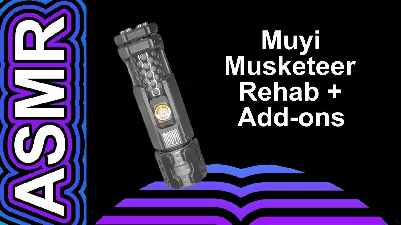 Muyi Musketeer Fidget Rehab & Add-ons from Meta-EDC ASMR - YouTube
