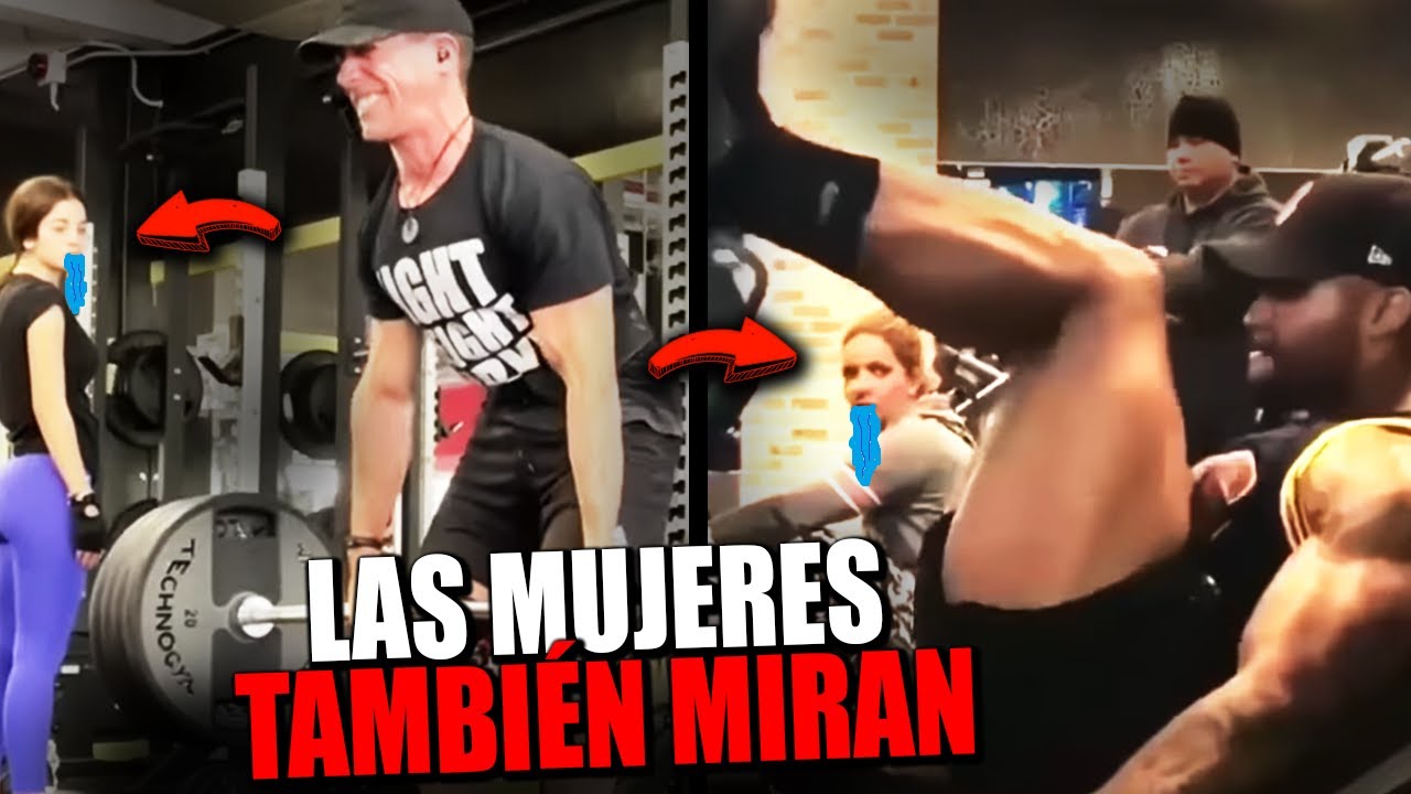 MUJERES BABEANDO POR CULTURISTAS