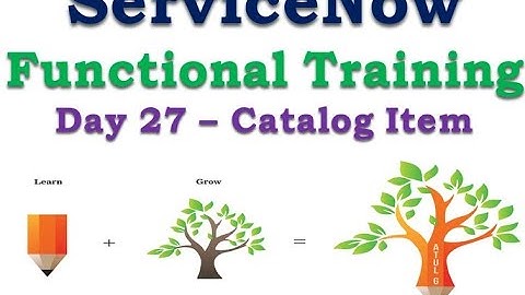 Batch2 :: Day 27 || Catalog Item Overview || ServiceNow Functional Training || Quebec #Shorts #Short