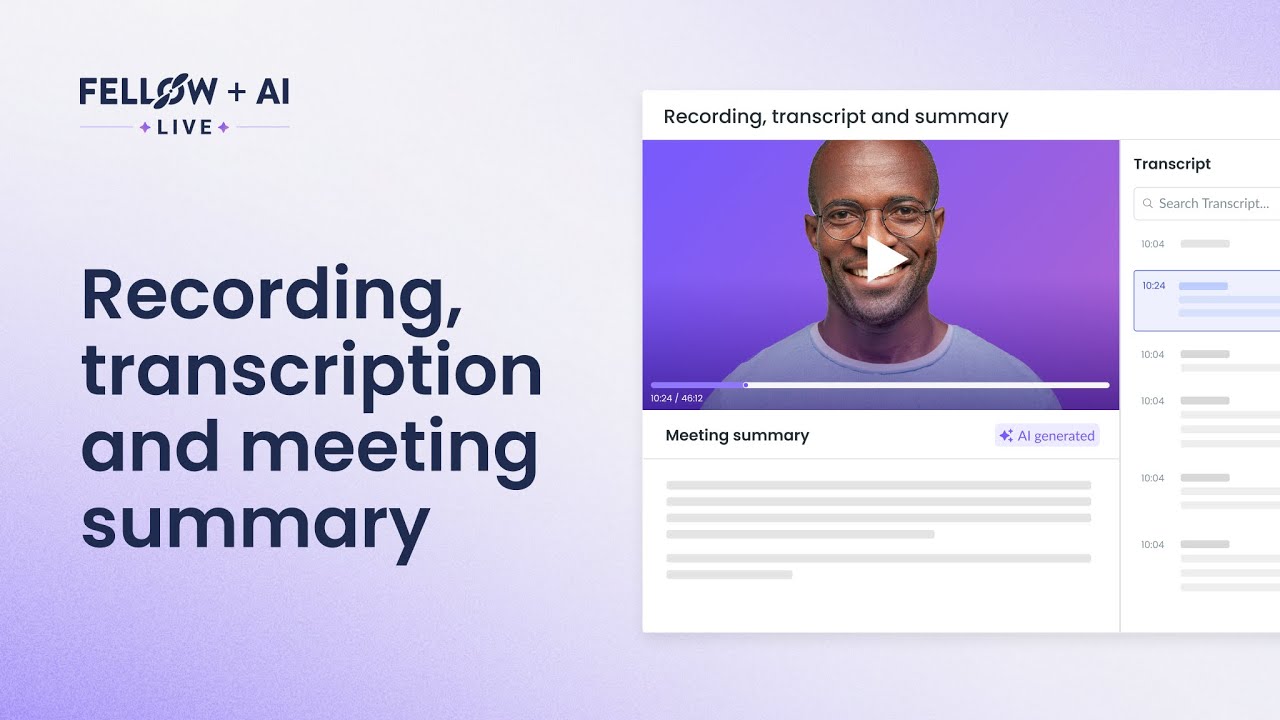 Automated Meeting Reports, Transcripts, Notes, Video, Coaching