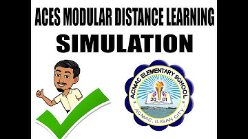 ACES MODULAR DISTANCE LEARNING SIMULATION