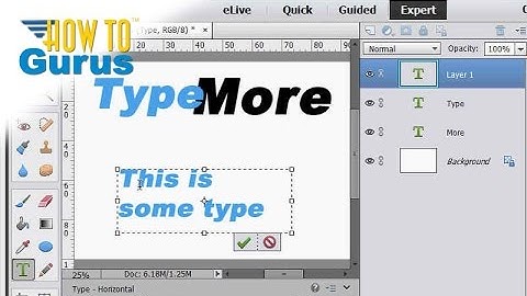 Photoshop Elements Add Text : How to Add and Use Text : 15 14 13 12 11 Tutorial