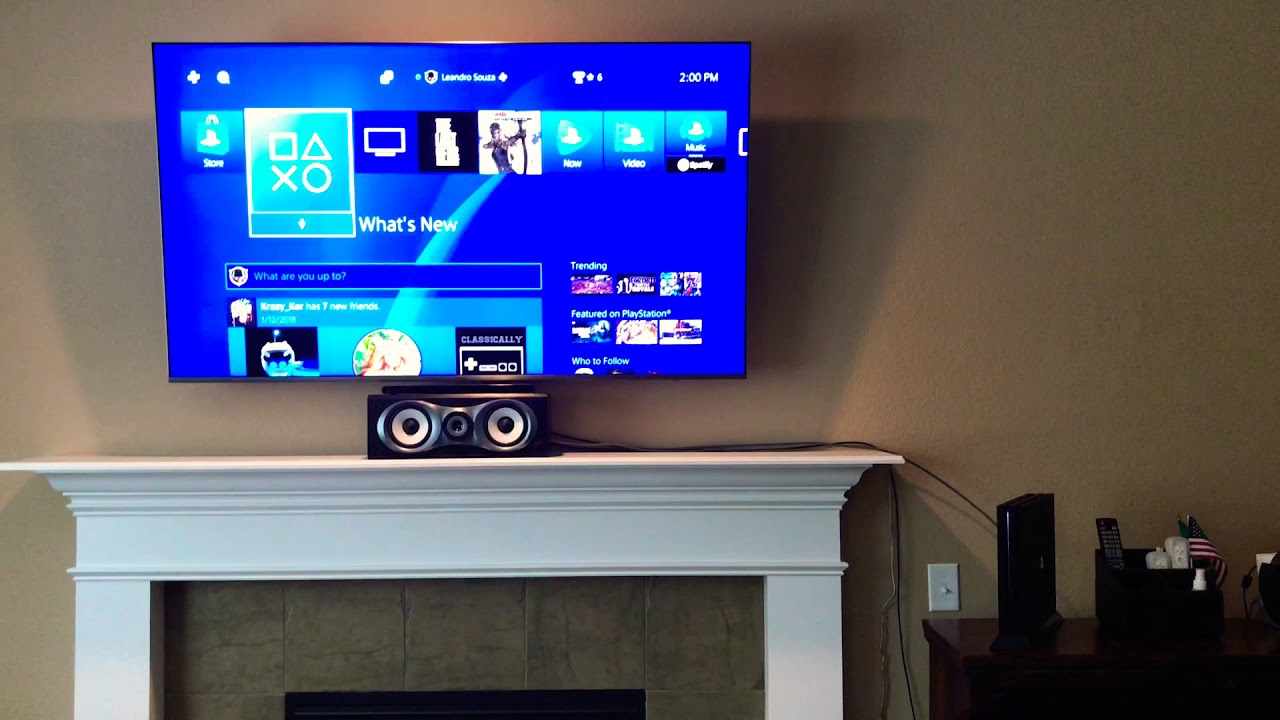 PS4 Pro 4K TV HDR Settings - Samsung MU8000 Series - YouTube