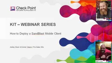 Sandblast Mobile Deployment