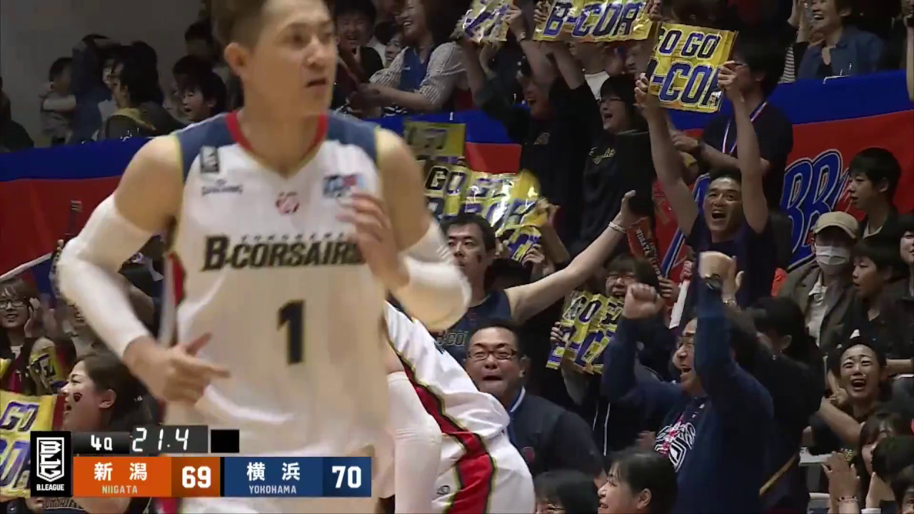 新潟アルビレックスBBvs横浜ビー・コルセアーズ｜B.LEAGUE第32節GAME1Highlights｜05.06.2017 プロバスケ (Bリーグ)