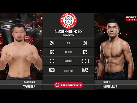 Avzolbek Isakzhonov vs Tatibek Raimbekov