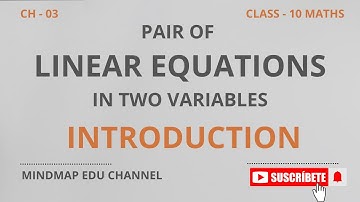 Introduction to Pair of Linear Equations in Two Variables | Class 10 Maths Chapter 3 Explained