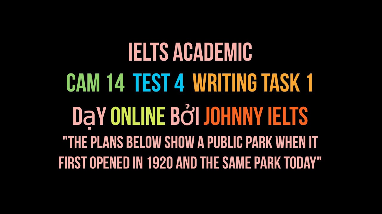 IELTS Cam 14 Test 4 Writing task 1 - YouTube