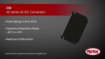 CUI AE Series DC-DC Converters | Digi-Key Daily
